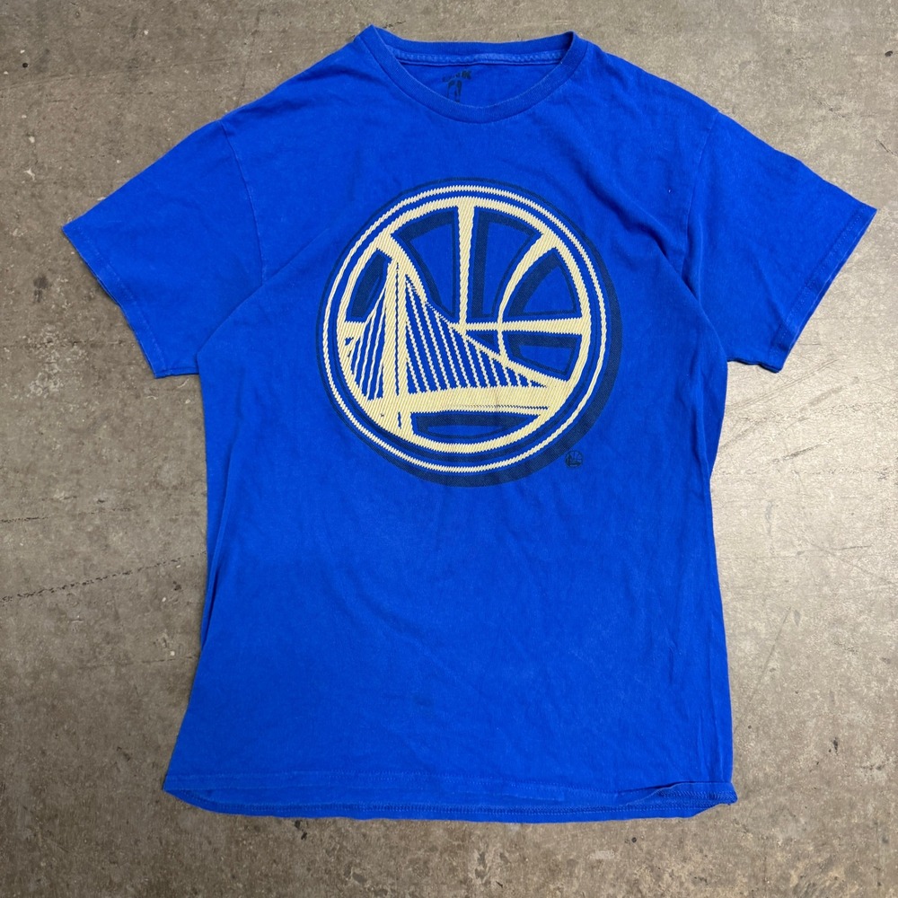 UNK Golden State Warriors NBA Graphic T-Shirt Mens Medium Blue Short Sleeve Tee‎